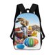 thumbnail image 1 of Hop-theme Backpack, Campus style schoolbag Bookbag with Adjustable Shoulder Straps And Large Zip Compartment, Unisex Travel Bags., 1 of 6