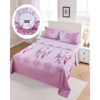 Genérico - Sabanas De Verano Super King Rosa