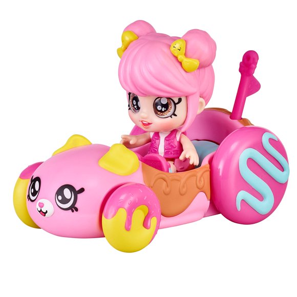 Vehículo coleccionable y muñeco articulado Kindi Kids