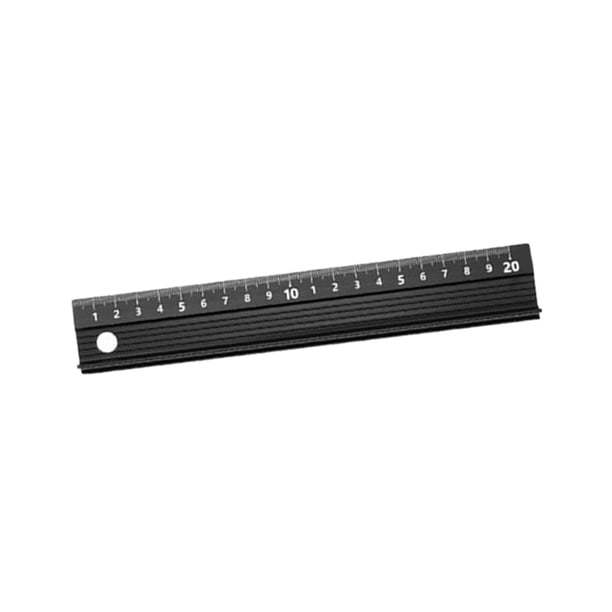 Regla de corte, regla auxiliar de corte, herramienta portátil para artesanía de cuero, regla de cuero de Metal ligera y resistente, regla de Artesanía 20 centímetros