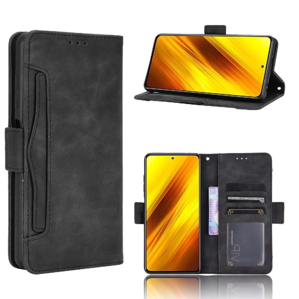 Funda Cartera Magnética para Xiaomi POCO X3 NFC- Tarjetero Desmontable, Cuero PU, Soporte