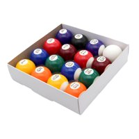 Magideal - Juego De Bolas De Billar De Juguete Para Niños De 16 Piezas, Mini Bolas De Billar Ligeras Multiusos De 1,26 Pulgadas Para Escritorio De Recreación En