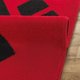 thumbnail image 3 of Alfombra Moderna 16x16 cm Polipropileno Rojo, 3 of 3