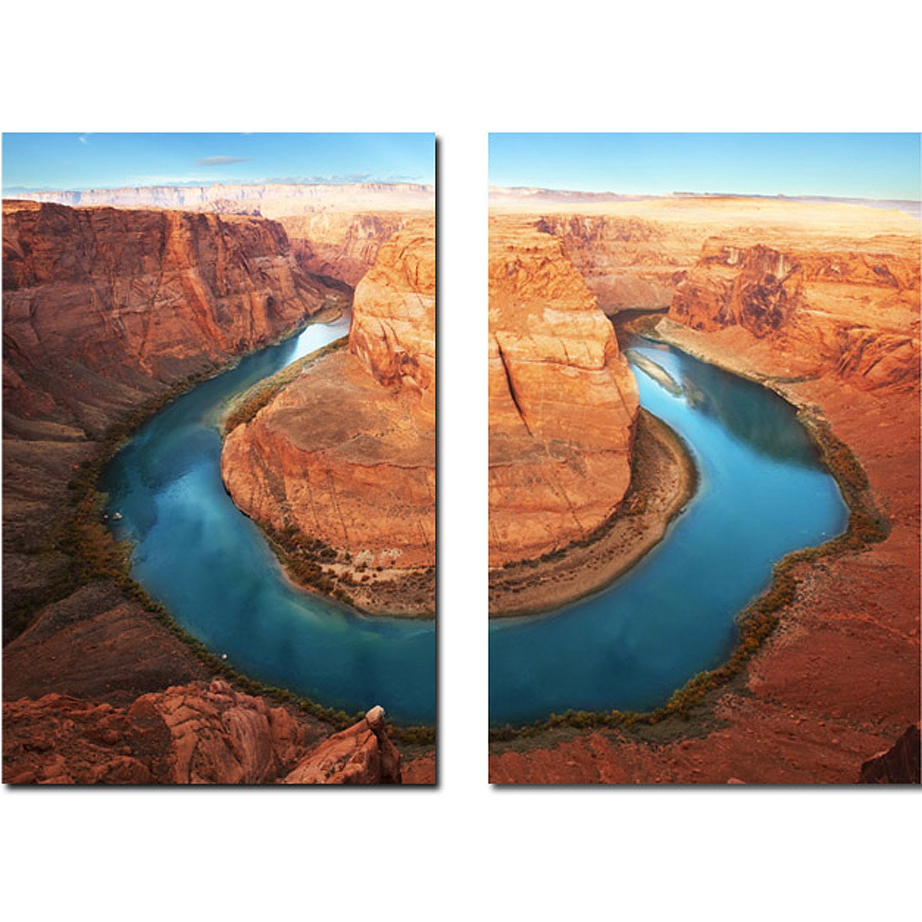 Pintura: Obra De Arte Baxton Studio Fg-1043ab Waterway Green