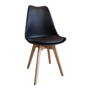 Javimate - Silla De Comedor Tulip Negra