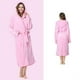thumbnail image 2 of Bata De Baño Con Capucha Para Mujer De Invierno Grueso Cálido Rosa, 2 of 3