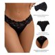 thumbnail image 3 of Colales Tanga Encaje Sexy, Cinturabaja, Lenceríatranspirable, 3 of 3