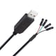 thumbnail image 4 of Adaptador USB a TTL DTECH 1,8 m 3,3 V PL2303 Negro, 4 of 7