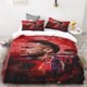 thumbnail image 1 of 3pcs Duvet Cover Star Neymar One Quilt Cover Two Pillowcases Basketball Lovers Gift Single Double Room Decor, 1 of 5