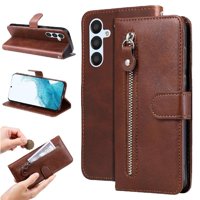 Gangxun - Funda Con Cremallera Para Samsung Galaxy A54 5G, Carcasa Cartera De Cuero Pu Con Soporte Y Tarjetero