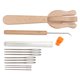 thumbnail image 5 of Kit Que Se Avecina Mango Hogar De Madera Antiguo Plegable Rebordear Tejer, 5 of 5