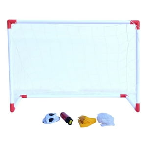 Set De 2 Arcos De Futbol Con Pelota 42X85X60 Cms Gamepower Blanco Tamano Unico