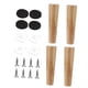 thumbnail image 3 of 4 Piezas De Patas De Madera Para Muebles, Patas De Sofá Para Mesita De Noche, Tocador, Sofá De Dos Plazas, 20 Cm, 3 of 5