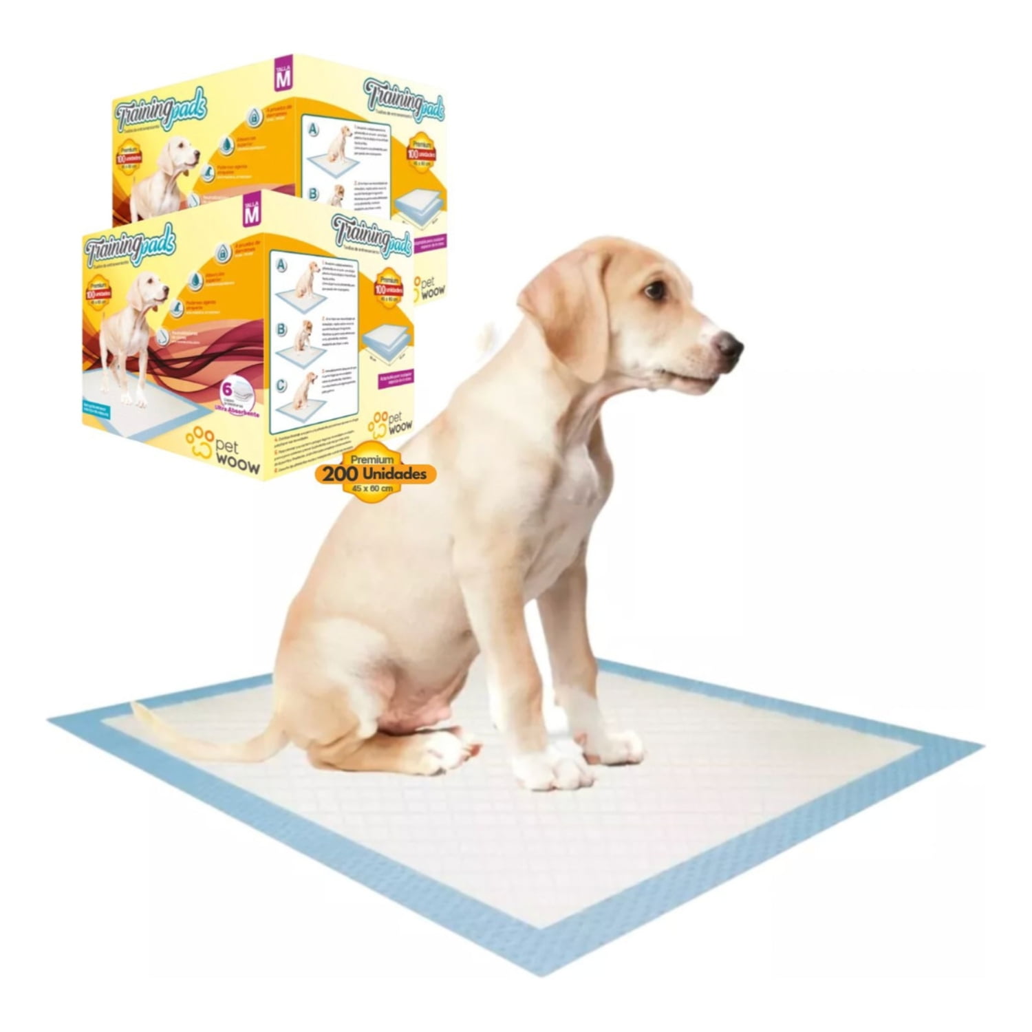 Petwoow - 100 Sabanillas Entrenamiento Para Perros 45x60