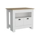 thumbnail image 2 of Isla De Cocina Arlet 2 Puertas Blanco Y Macadamia, 2 of 3
