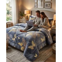 Myl Todo Hogar - Cubrecama Plush 2 Plazas Con Chiporro Extra Cálido - Térmico Suave