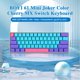 thumbnail image 2 of Teclado BOYI 61 teclas RGB PBT intercambiable en caliente, cableado, 2 of 9