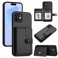 Foxdock Funda Para Iphone 11 Con Bloqueo Rfid - Diseño Elegante Con Cierre De Botón