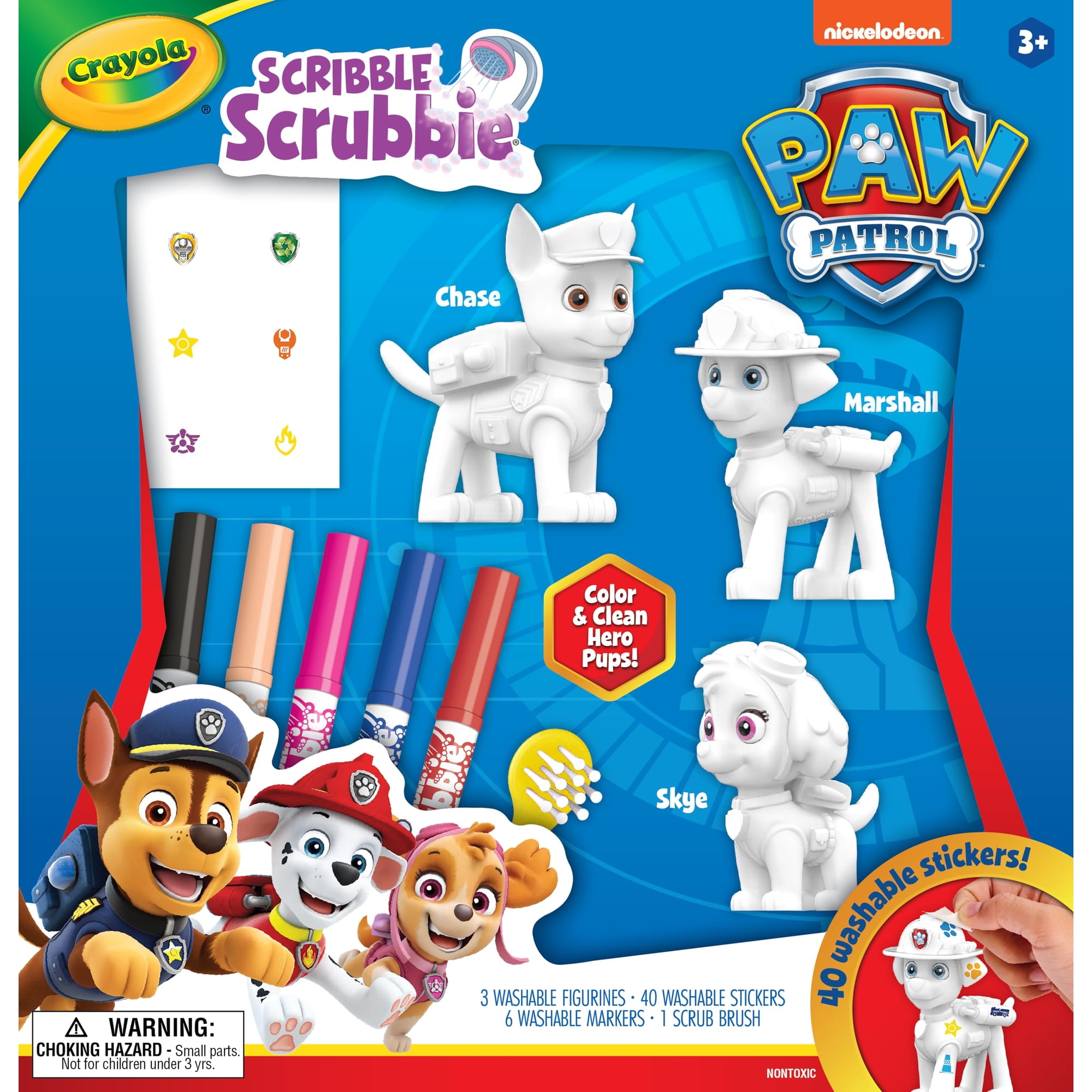 Set De Juego Crayola Scribble Scrubbie La Patrulla Canina