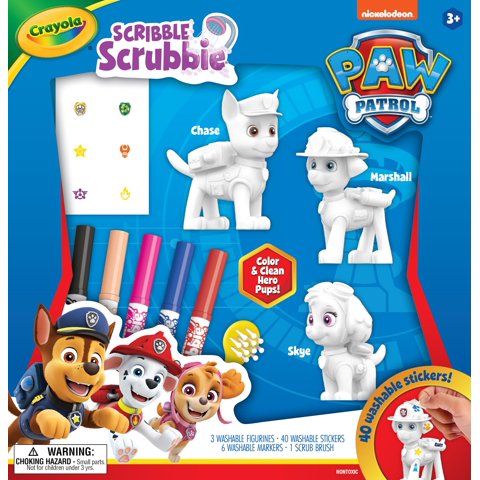 Set De Juego Crayola Scribble Scrubbie La Patrulla Canina