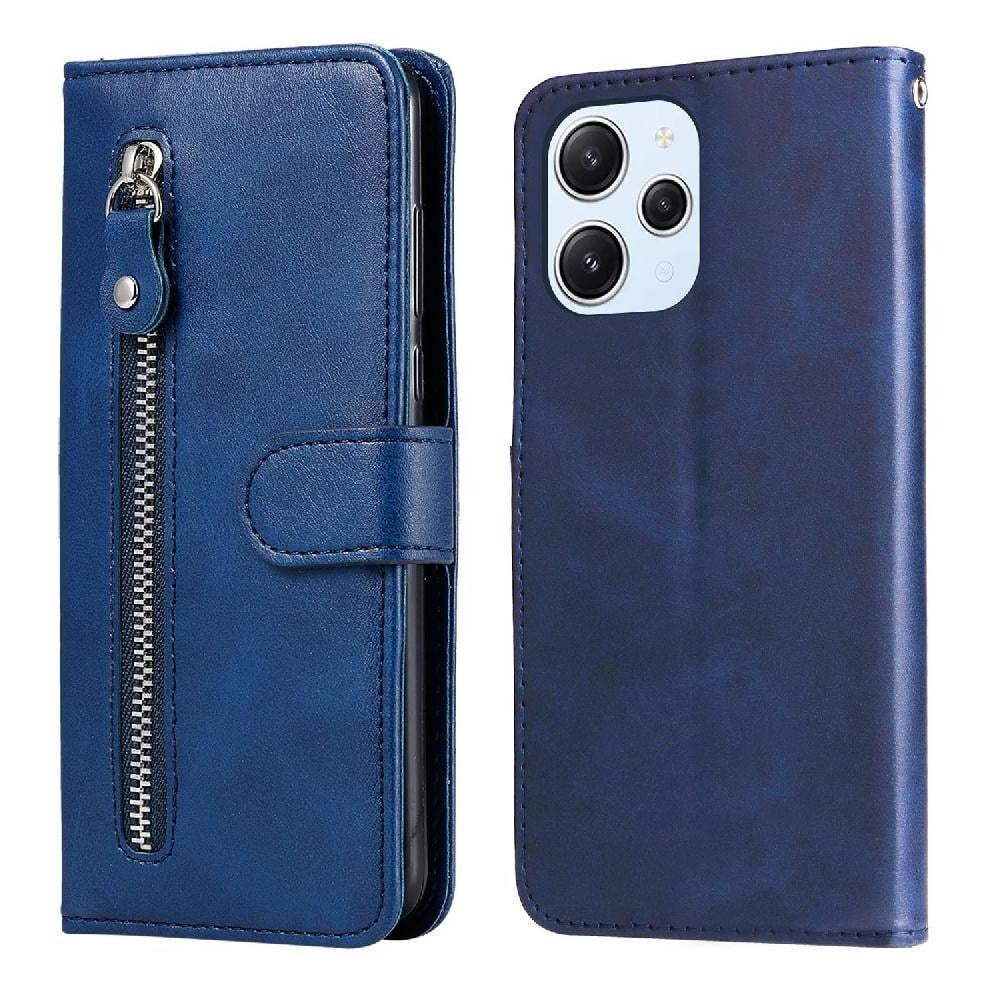 Gangxun - Funda Con Cremallera Para Xiaomi Redmi 12 5g, Carcasa Cartera De Cuero Pu Con Soporte Y Tarjetero