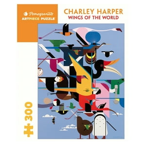 Pomegranate - Rompecabeza Charley Harper: Wings Of The World - 300 Piezas