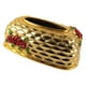 thumbnail image 3 of Funda De Caja De Pañuelos Faciales De Lujo Para Encimeras Baño Decorativo Dorado Rojo, 3 of 3