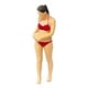 thumbnail image 1 of Figuras De Niña A Escala 1/64, Bañador De Playa Para Mujer, Para Colecciones, Dioramas, Proyectos De Bricolaje, Rojo, 1 of 3