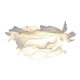 thumbnail image 4 of Pantalla De Lámpara De Papel, Cubierta De Luz Colgante De Techo, Pantalla De Flor Blanca, Decoración M, 4 of 5