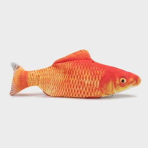 Defensor - Pez De Peluche Con Movimiento Para Gatos Color Salmon