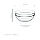 thumbnail image 3 of Set de 6 BOWL VIDRIO TEMPLADO 26 cm, 3 of 3