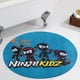 thumbnail image 5 of Niños Ninja Alfombra Redonda de Felpa Coral, Antideslizante, No Desprende Pelusas, Lavable y Duradera para Salón, Dormitorio y Habitación de Niños 60cm, 5 of 6