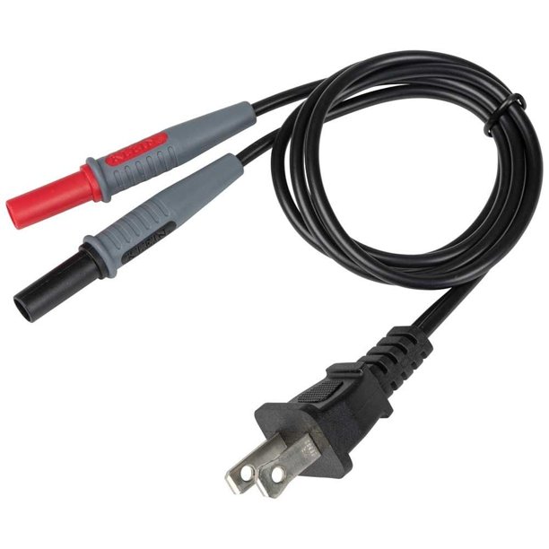 Probador de circuitos eléctrico Klein Tools 69357 enchufe de CA a conector banana de 0,6 m, 120 V