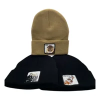 Genérico - Pack De 3 Gorros Beanies Lana Animales Colores Y Diseños