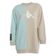 thumbnail image 1 of Polerón Mujer Oversize Split Grey Aqua Confort, 1 of 5