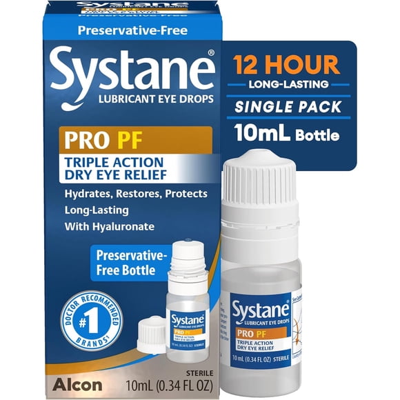 Gotas Lubricantes para Ojos Systane PRO PF 10 mL Libre de Conservantes