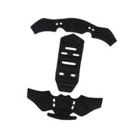 Ioensy - Kit De Acolchado Para Casco, Almohadillas Suaves Para Deportes Al Aire Libre, Bicicletas De Carretera, Monopatines, Color Negro