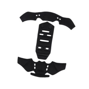 Ioensy - Kit De Acolchado Para Casco, Almohadillas Suaves Para Deportes Al Aire Libre, Bicicletas De Carretera, Monopatines, Color Negro