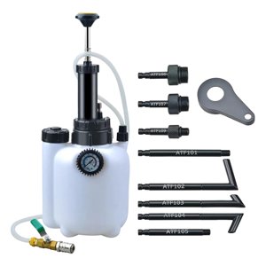 Magideal - Bomba De Líquido De Transmisión Manual De 3L, Juego De Purga De Líquido De Embrague De Freno, Juego De Cambio De Aceite, Sistema De Llenado De Aceite