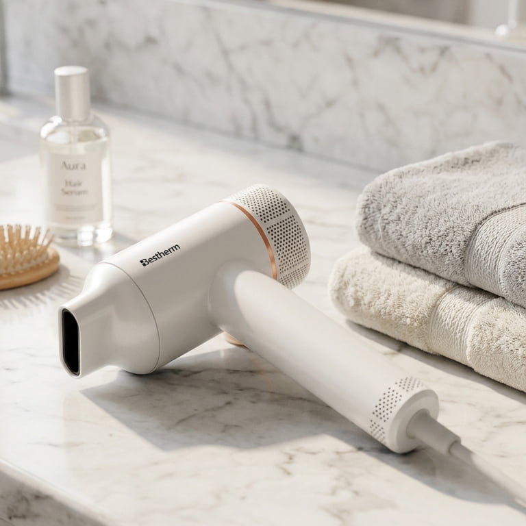 Bestherm - Secador De Pelo Silencioso Con Tecnología Digital Avanzada