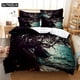thumbnail image 1 of Sea Digital Bedding Sets Home Bedclothes Super Cover Pillowcase Comforter Textiles Bedding Set bed cover set, 1 of 5