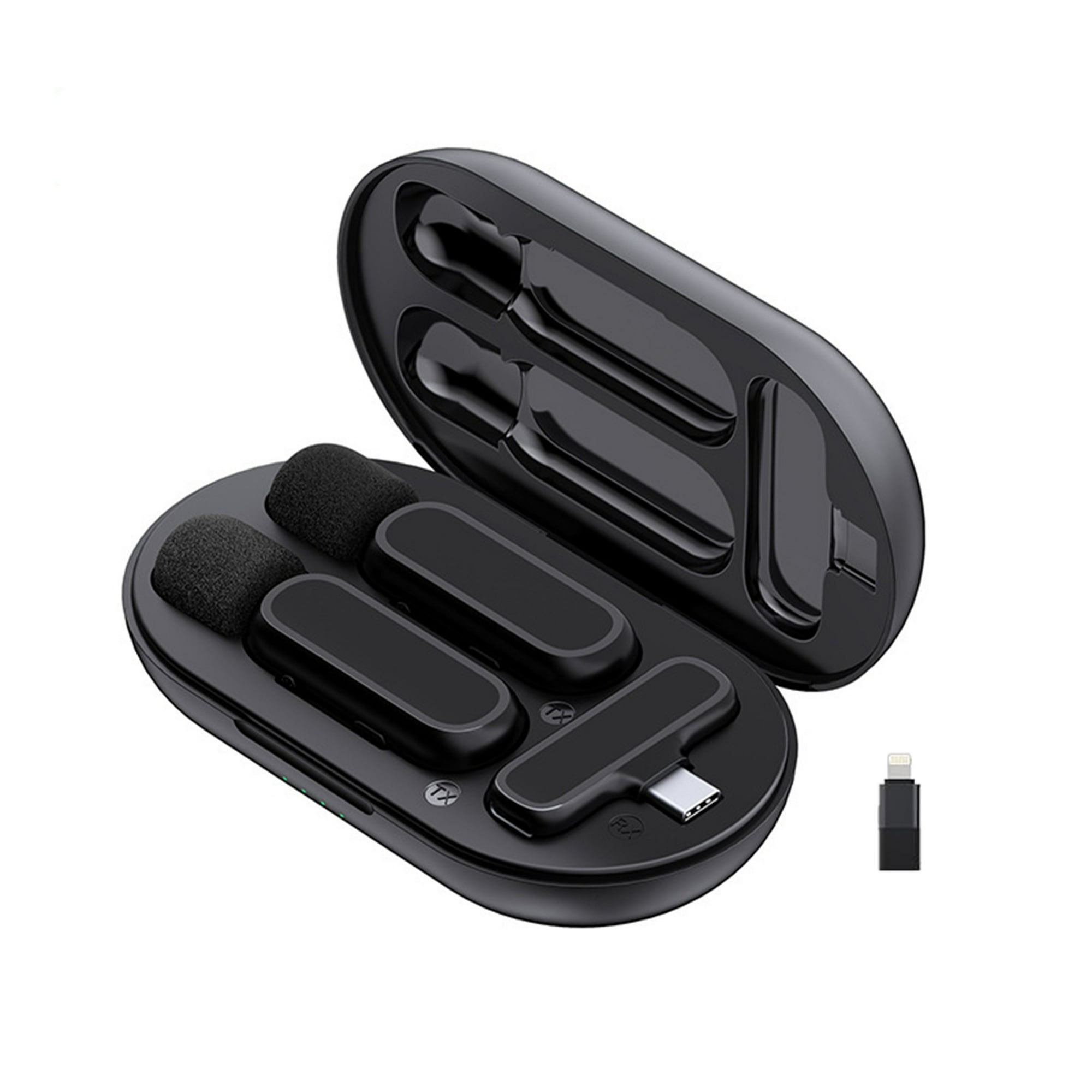 Veatool - Microfono Inalambrico Profesional - Para Video Y Solapa, Compatible Con Ios Y Android, Ideal Para Vlog, Youtube, Tiktok Y Entrevistas