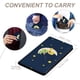 thumbnail image 4 of El Principito Porta Pasaporte y Cartera de Viaje Premium de Cuero PU, Funda de Pasaporte Bloqueo RFID con Ranuras para Tarjetas de Crédito, Estuche para Libro de Pasaporte para Familia 10cm × 15cm, 4 of 6