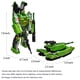 thumbnail image 5 of Robot transformable 2 en 1 zyubou, tanque de juguete, 18 cm, 5 of 7