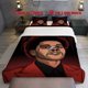thumbnail image 1 of 3Pcssalone Again Themed Printed Three Piece Bedding Set Soft Quilt Cover And Two Pillowcases, 1 of 5