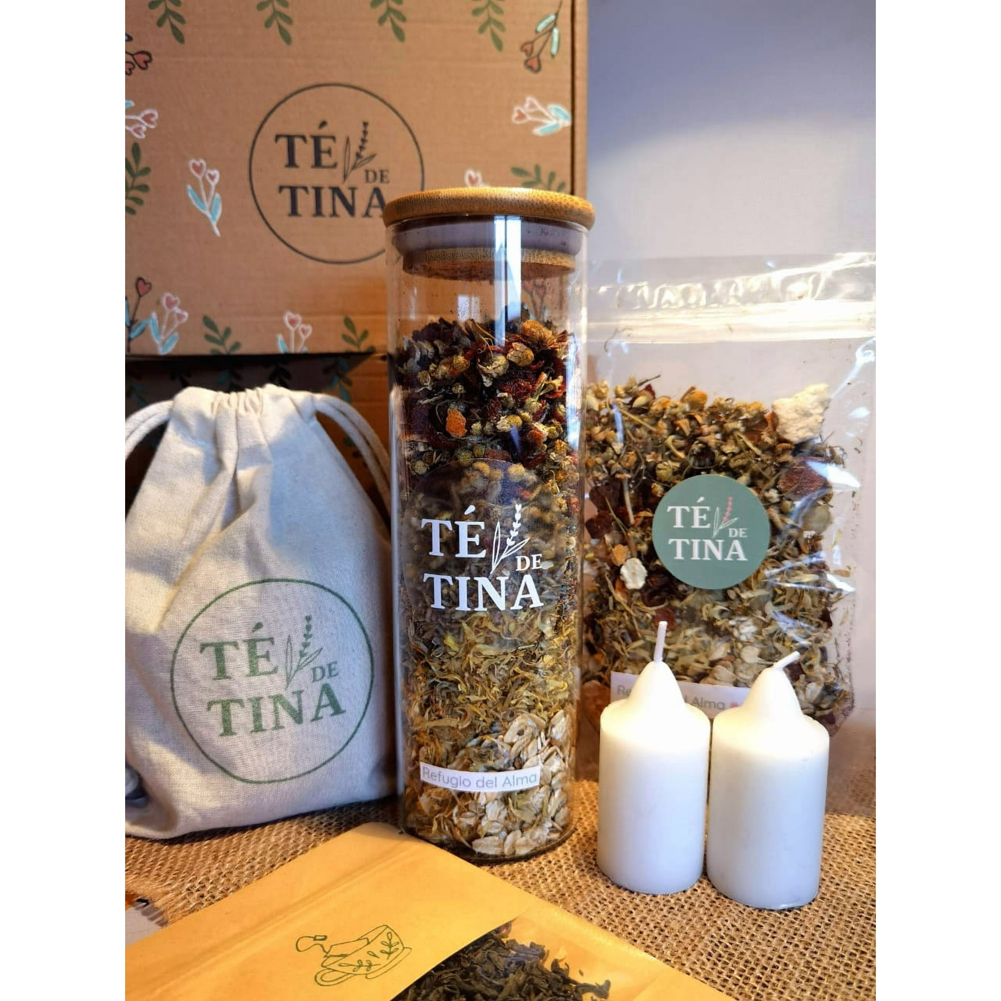 Té De Tina - Bomba De Baño Natural Refugio Del Alma 180 Gr