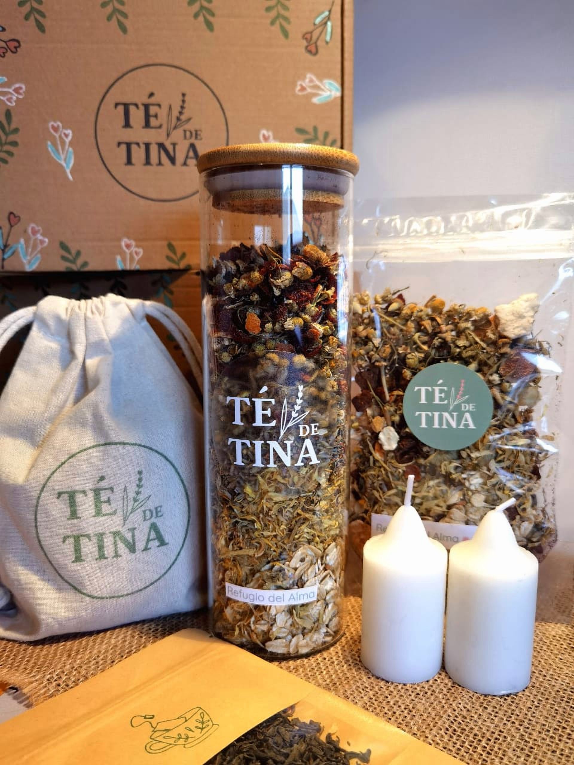 Té De Tina - Bomba De Baño Natural Refugio Del Alma 180 Gr