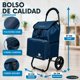 thumbnail image 4 of Carrito de Compras Plegable Carry All Sidney 55 Litros Bolso Cooler Carro Feria Azul, 4 of 10