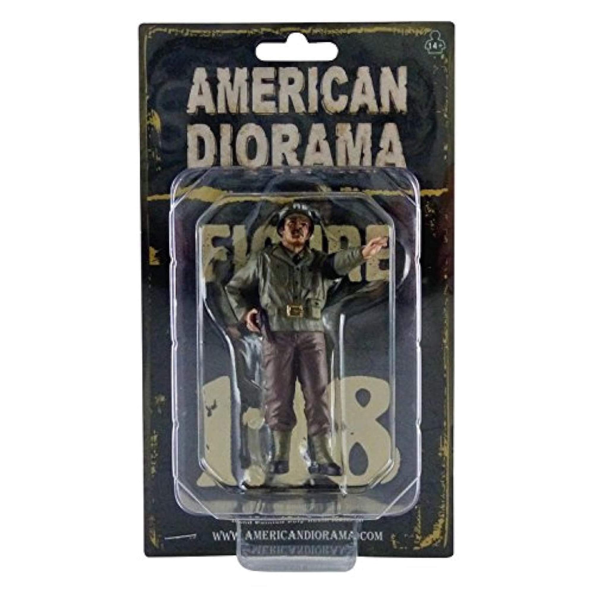 American Diorama - Coche Miniatura De La Policía Militar De La Segunda Guerra Mundial, Figura Ii, Escala 1:18