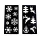 thumbnail image 4 of Plantillas de tatuajes temporales XMASIR, 6 hojas, Navidad, 4 of 9